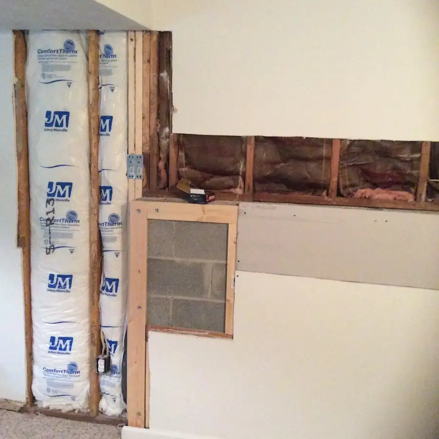 Wall insulation replacement during Odor Removal & Deodorization in Harrisburg